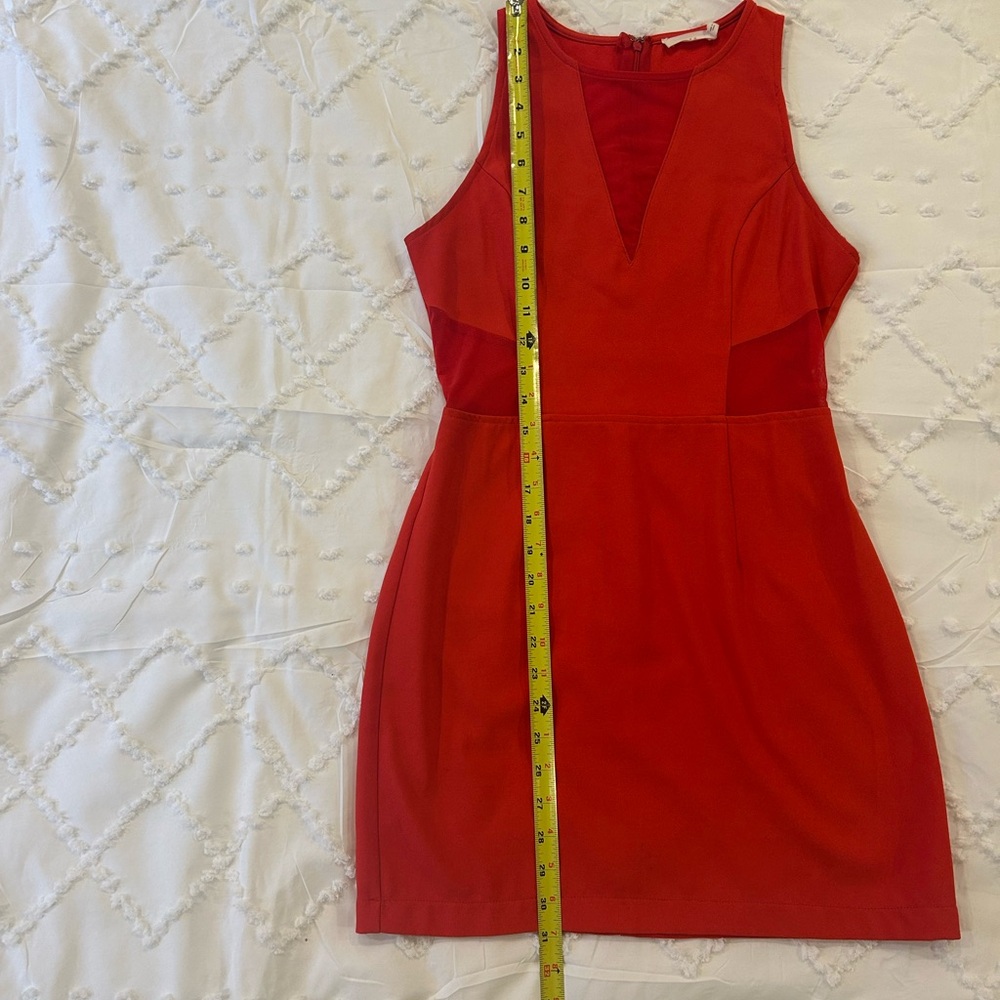 Lush Vibrant Red Mini Dress